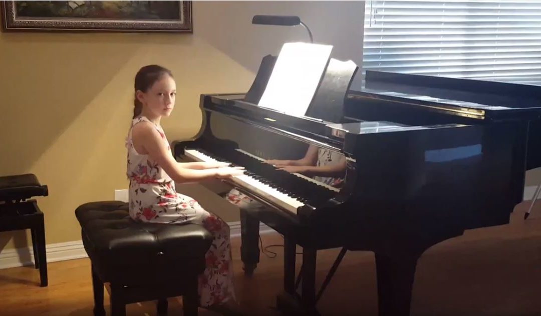 Anna Plays Piano Blues